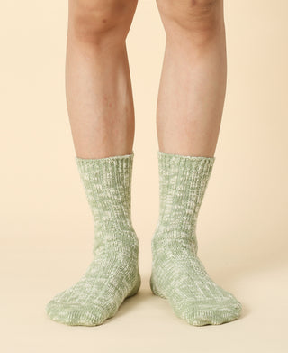 Men's Mélange Rugged Socks - Green