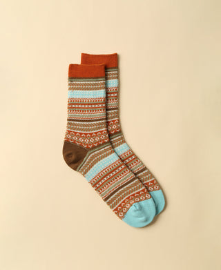Women's Vintage Pattern Sock - 09