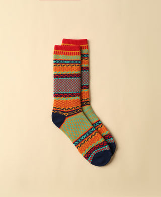 Women's Vintage Pattern Sock - 06