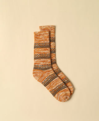 Men's Vintage Pattern Sock - 13