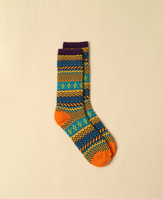 Men's Vintage Pattern Sock - 04