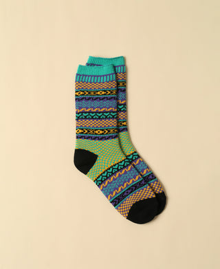 Women's Vintage Pattern Sock - 08