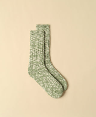 Men's Mélange Rugged Socks - Green