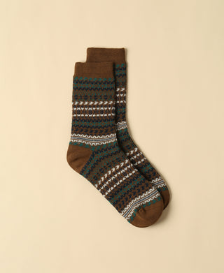 Women's Vintage Pattern Sock - 14