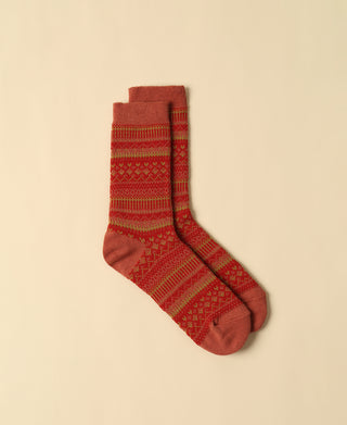 Women's Vintage Pattern Sock - 17