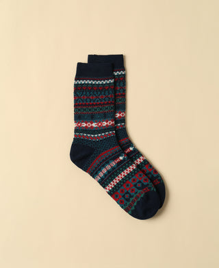 Women's Vintage Pattern Sock - 13