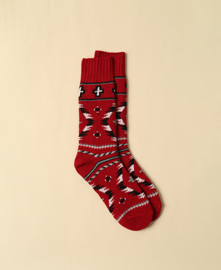 Men's Vintage Pattern Sock - 16