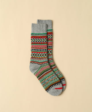 Men's Vintage Pattern Sock - 20