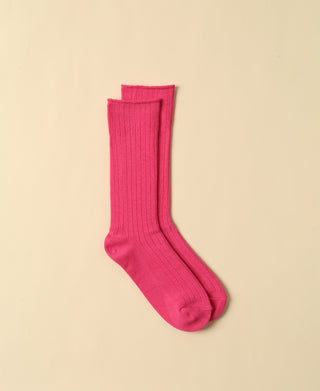 Women's Fuchsia Pink Tustin Sock