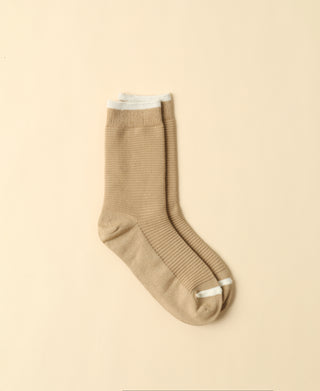 Women's Solid Khaki Sock